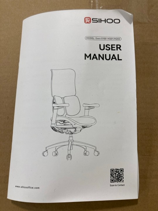 Lot 279  
            Marchington SR17 - Delivery or Collection 

                
SIHOO DORO OFFICE CHAIR: LOCATION - B5 - Image 2