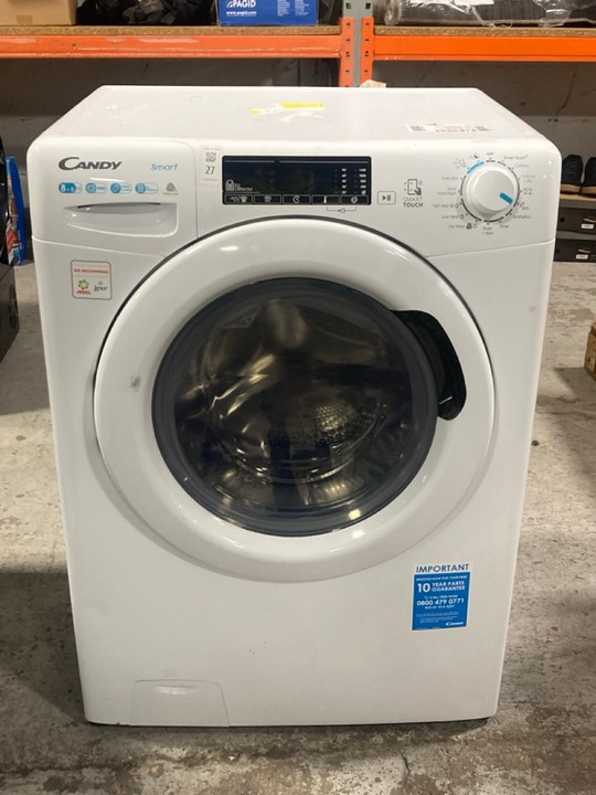 Lot 27  
            Marchington SR17 - Delivery or Collection 

                
CANDY 8+5KG WASHER DRYER MODEL : CSW485TE/1-80 - ORIGINAL RRP - £299: LOCATION - B3