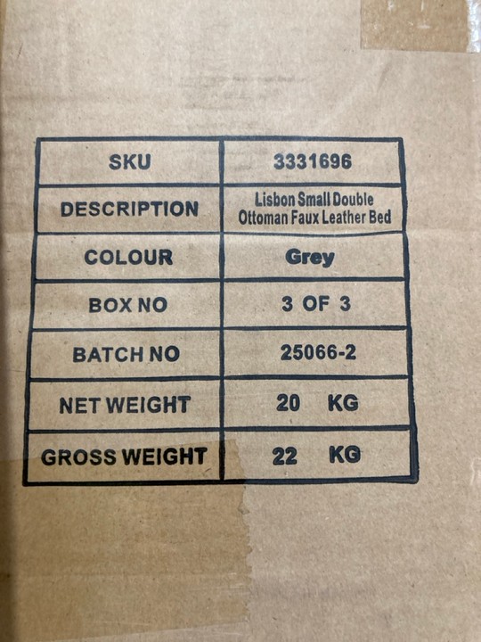 Lot 283  
            Marchington SR17 - Delivery or Collection 

                
PALLET OF ASSORTED FURNITURE ITEMS TO INCLUDE COSMO 2 DOOR LED 160CM TV UNIT IN W... - Image 4