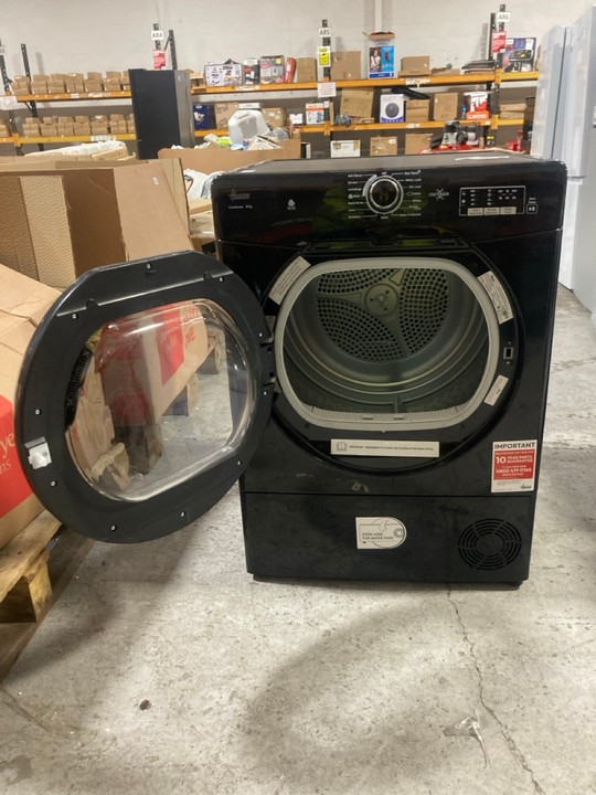 Lot 28  
            Marchington SR17 - Delivery or Collection 

                
HOOVER 8KG CONDENSER TUMBLE DRYER MODEL : HLEC8LGGB-80 - ORIGINAL RRP - £299: LOC... - Image 2