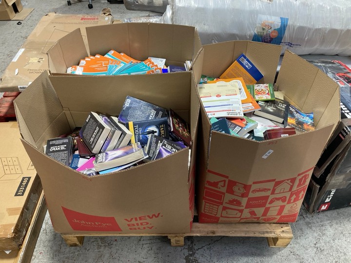 Lot 303  
            Marchington SR17 - Delivery or Collection 

                
PALLET OF ASSORTED BOOKS: LOCATION - B7 (KERBSIDE PALLET DELIVERY)