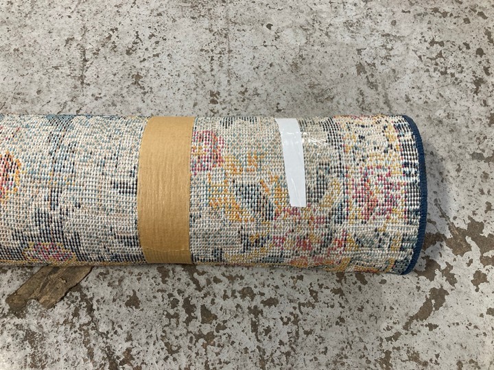 Lot 306  
            Marchington SR17 - Delivery or Collection 

                
2 X ASSORTED RUGS TO INCLUDE LARGE RECTANGULAR RUG IN FLOWER PATCH: LOCATION - B7 - Image 2