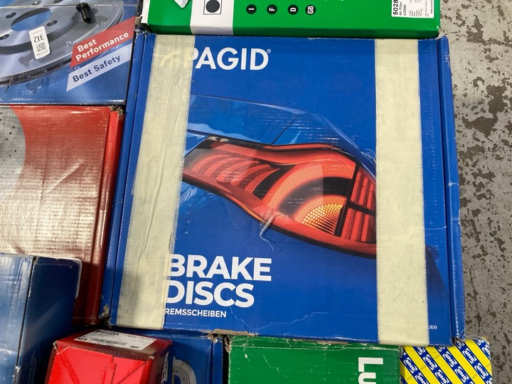 Lot 312  
            Marchington SR17 - Delivery or Collection 

                
PALLET OF ASSORTED VEHICLE PARTS TO INCLUDE PAGID 55544GC 2 BRAKE DISC SET: LOCAT... - Image 2
