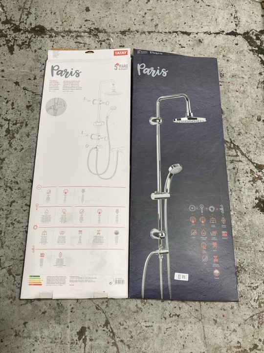 Lot 322  
            Marchington SR17 - Delivery or Collection 

                
2 X PARIS BATHROOM SHOWER SLIDE RAIL KITS IN CHROME: LOCATION - B5