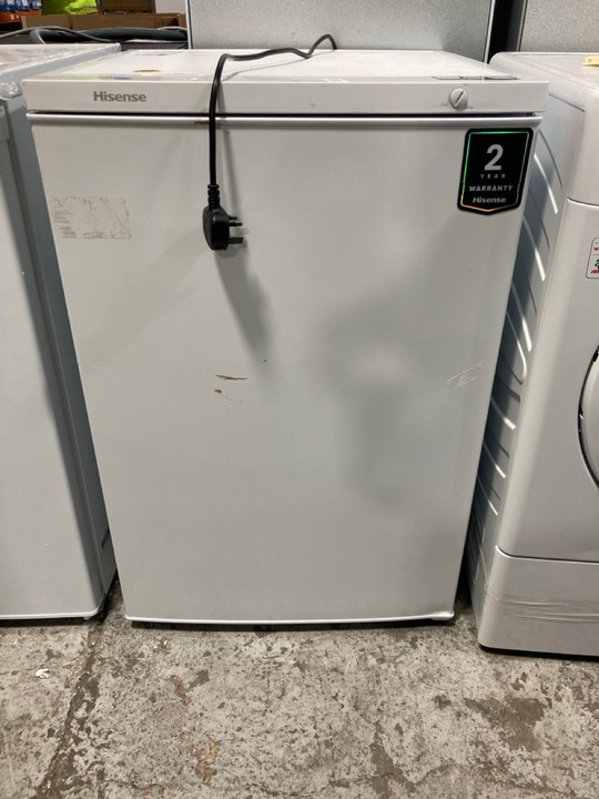 Lot 33  
            Marchington SR17 - Delivery or Collection 

                
HISENSE 85L UNDER COUNTER FREEZER MODEL : FV105D4BW21 - ORIGINAL RRP - £219: LOCA...
