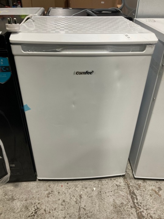 Lot 34  
            Marchington SR17 - Delivery or Collection 

                
COMFEE 131L UNDER COUNTER LARDER FRIDGE MODEL : RCD133WH2- ORIGINAL RRP - £179: L...