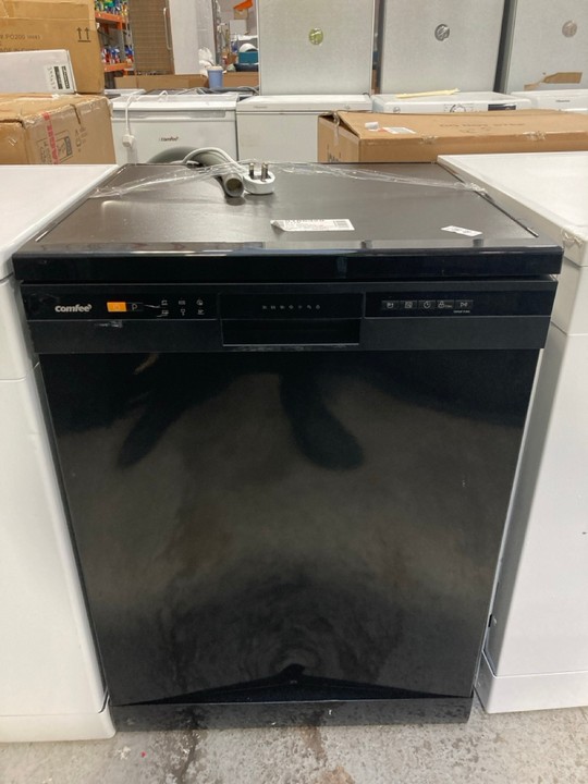 Lot 48  
            Marchington SR17 - Delivery or Collection 

                
COMFEE FREESTANDING DISHWASHER MODEL : CDWPF1201PB-UK - ORIGINAL RRP - £619: LOCA...