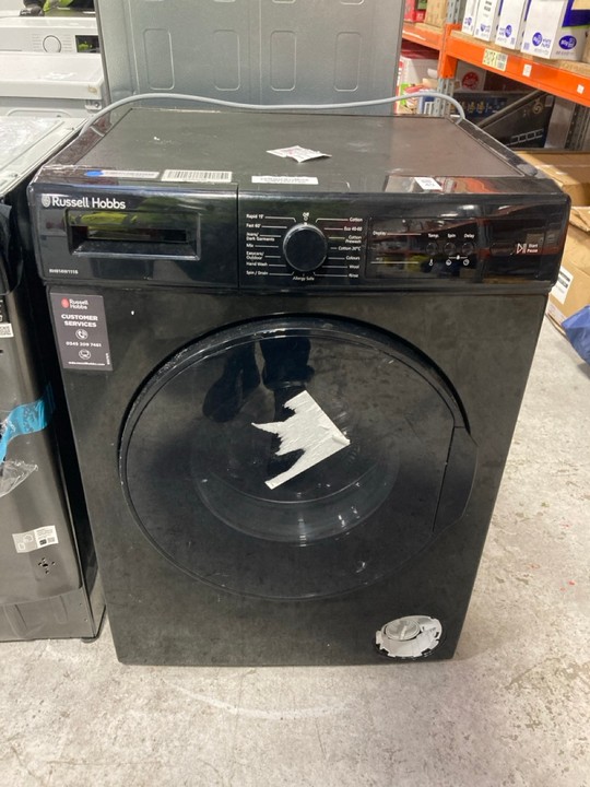 Lot 49  
            Marchington SR17 - Delivery or Collection 

                
RUSSELL HOBBS 8KG WASHING MACHINE MODEL : RH814W111B - ORIGINAL RRP - £269: LOCAT...