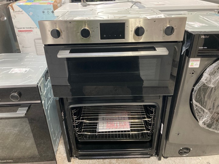 Lot 51  
            Marchington SR17 - Delivery or Collection 

                
RUSSELL HOBBS BUILT IN DOUBLE ELECTRIC OVEN MODEL : RH89DEO2002SS: LOCATION - B3
