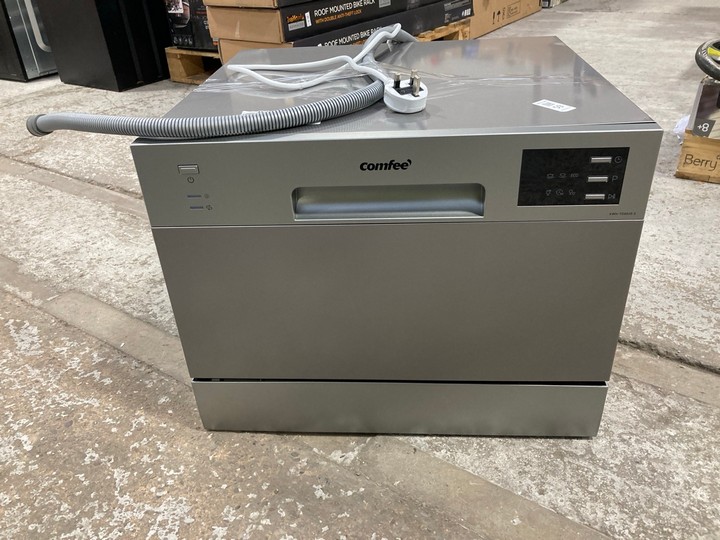 Lot 59  
            Marchington SR17 - Delivery or Collection 

                
COMFEE TABLE TOP DISHWASHER MODEL :KWH-TD602-S - ORIGINAL RRP - £219: LOCATION - B3