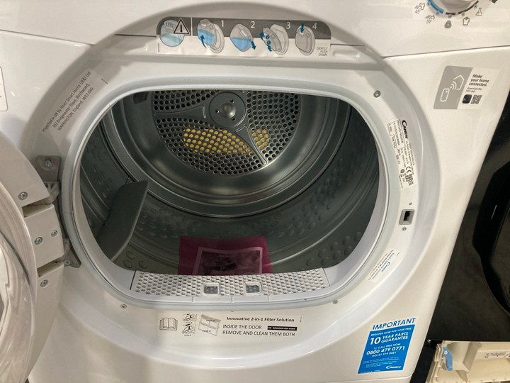 Lot 68  
            Marchington SR17 - Delivery or Collection 

                
CANDY SMART PRO 9KG HEAT PUMP TUMBLE DRYER MODEL : CSOEH9A2DE-80 - ORIGINAL RRP -... - Image 2