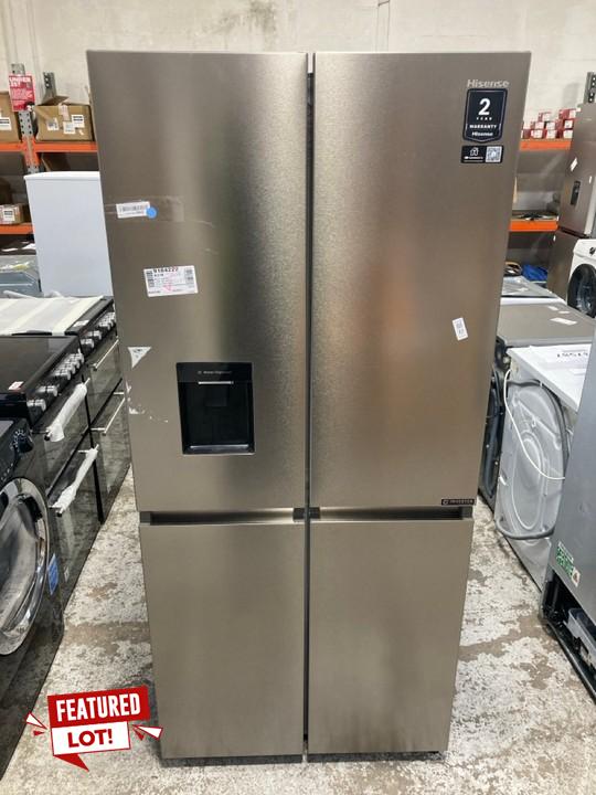 Lot 72  
            Marchington SR17 - Delivery or Collection 

                
HISENSE 482L NO FROST AMERICAN FRIDGE FREEZER MODEL : RQ5P470SMIE - ORIGINAL RRP ...