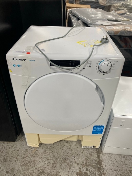 Lot 98  
            Marchington SR17 - Delivery or Collection 

                
CANDY FREESTANDING 9KG TUMBLE DRYER MODEL : CSEV9DF-80 - ORIGINAL RRP - £269: LOC...