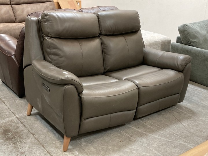 Lot 116  
            Marchington SR10 - Delivery or Collection 

                
OAK FURNITURELAND BRUNEL 2 SEATER RECLINER SOFA WITH ADJUSTABLE POWER HEADREST AN...