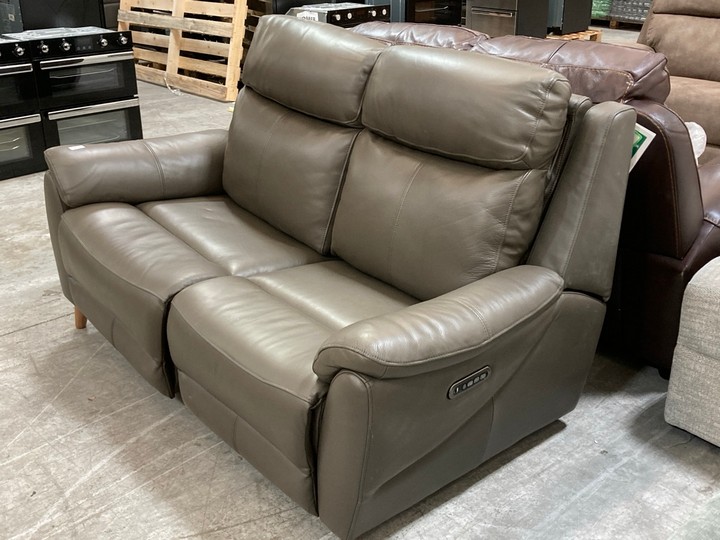 Lot 116  
            Marchington SR10 - Delivery or Collection 

                
OAK FURNITURELAND BRUNEL 2 SEATER RECLINER SOFA WITH ADJUSTABLE POWER HEADREST AN...
