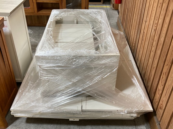 Lot 129  
            Marchington SR10 - Delivery or Collection 

                
OAK FURNITURELAND BROMPTON DOUBLE WARDROBE - ORIGINAL RRP £899.99: LOCATION - D4 ...