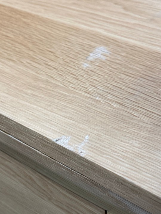 Lot 131  
            Marchington SR10 - Delivery or Collection 

                
OAK FURNITURELAND BEVEL NATURAL SOLID OAK 6 DRAWER CHEST - ORIGINAL RRP £579.99: ...