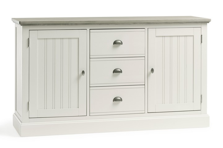 Lot 133  
            Marchington SR10 - Delivery or Collection 

                
OAK FURNITURELAND BROMPTON PAINTED ACACIA AND ASH TOP LARGE SIDEBOARD - SOLID HAR...