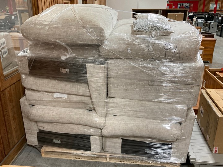 Lot 139  
            Marchington SR10 - Delivery or Collection 

                
OAK FURNITURELAND MALVERN LEFT END ARMLESS MODULE IN BEIGE FABRIC - ORIGINAL RRP ...