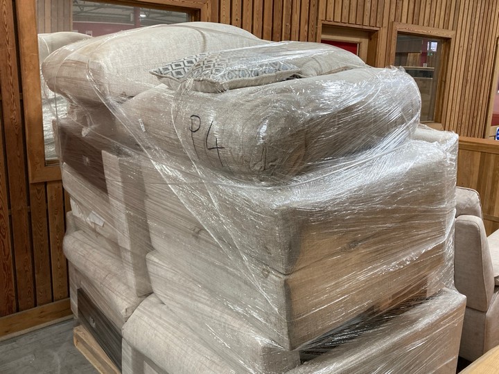 Lot 139  
            Marchington SR10 - Delivery or Collection 

                
OAK FURNITURELAND MALVERN LEFT END ARMLESS MODULE IN BEIGE FABRIC - ORIGINAL RRP ...