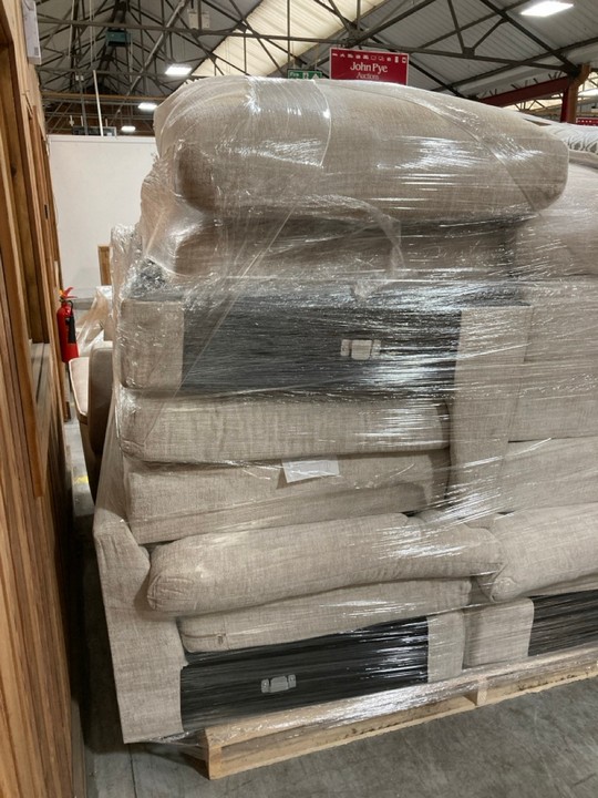 Lot 139  
            Marchington SR10 - Delivery or Collection 

                
OAK FURNITURELAND MALVERN LEFT END ARMLESS MODULE IN BEIGE FABRIC - ORIGINAL RRP ...