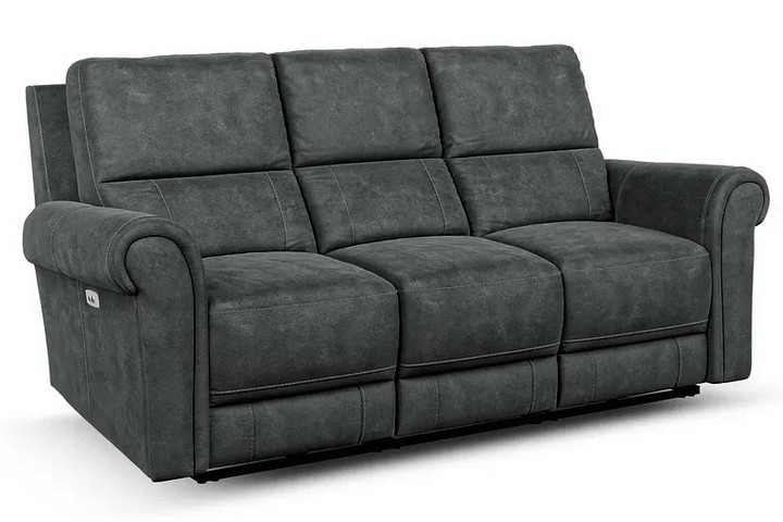 Lot 143  
            Marchington SR10 - Delivery or Collection 

                
OAK FURNITURELAND COLORADO LARGE 3 SEATER POWER RECLINER SOFA IN MILLER GREY FABR...