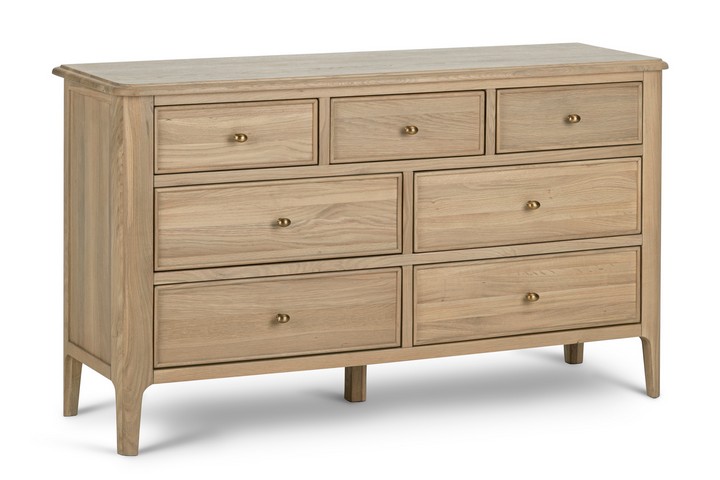 Lot 146  
            Marchington SR10 - Delivery or Collection 

                
OAK FURNITURELAND NEWTON LIGHT NATURAL SOLID OAK 3+4 CHEST OF DRAWERS - ORIGINAL ...