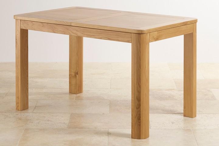 Lot 159  
            Marchington SR10 - Delivery or Collection 

                
OAK FURNITURELAND ROMSEY NATURAL SOLID OAK 4FT 3 EXTENDING DINING TABLE - ORIGINA...