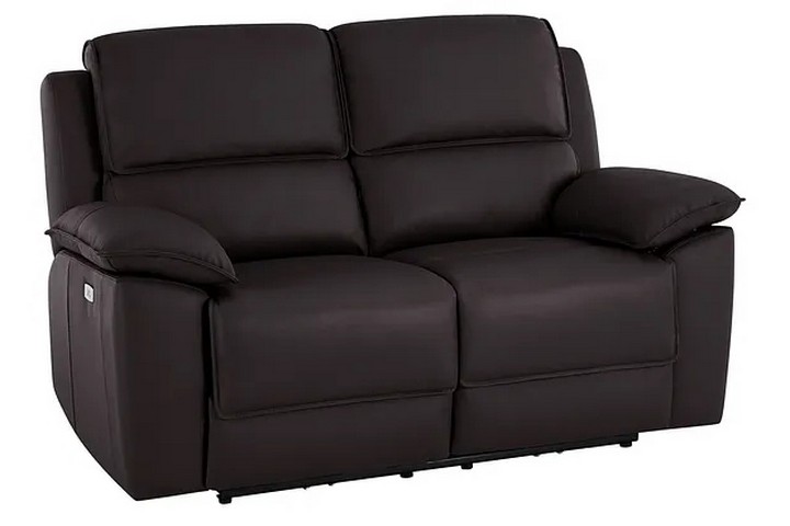 Lot 161  
            Marchington SR10 - Delivery or Collection 

                
OAK FURNITURELAND GOODWOOD 2 SEATER POWER RECLINER LEATHER SOFA IN BROWN - ORIGIN...