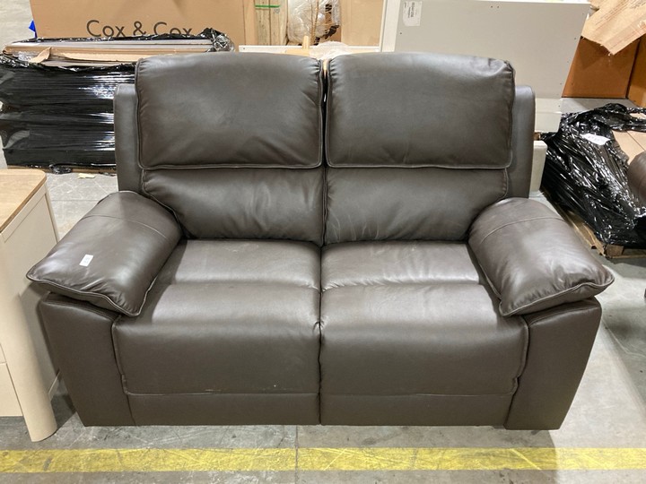 Lot 161  
            Marchington SR10 - Delivery or Collection 

                
OAK FURNITURELAND GOODWOOD 2 SEATER POWER RECLINER LEATHER SOFA IN BROWN - ORIGIN...
