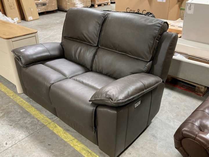 Lot 161  
            Marchington SR10 - Delivery or Collection 

                
OAK FURNITURELAND GOODWOOD 2 SEATER POWER RECLINER LEATHER SOFA IN BROWN - ORIGIN...