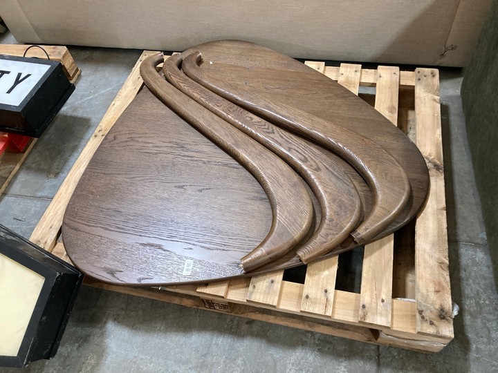Lot 181  
            Marchington SR10 - Delivery or Collection 

                
LOAF.COM LOOPER COFFEE TABLE IN DARK OAK FINISH - ORIGINAL RRP £695: LOCATION - A4