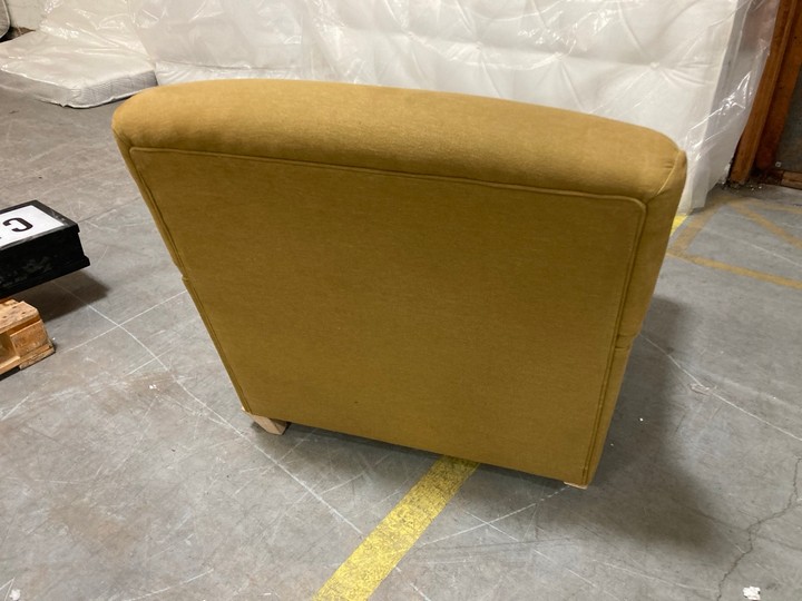 Lot 183  
            Marchington SR10 - Delivery or Collection 

                
LOAF.COM CHINA ACCENT ARMCHAIR IN BURNT SUGAR CLEVER LINEN - ORIGINAL RRP £1495: ... - Image 4