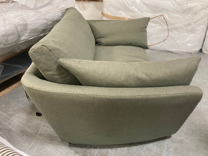 Lot 192  
            Marchington SR10 - Delivery or Collection 

                
LOAF.COM GROOVER LOVE SEAT IN DRIED ROSE ORIGINAL RRP: £1195: LOCATION - A4