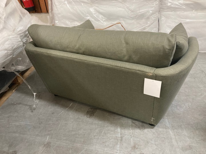Lot 192  
            Marchington SR10 - Delivery or Collection 

                
LOAF.COM GROOVER LOVE SEAT IN DRIED ROSE ORIGINAL RRP: £1195: LOCATION - A4