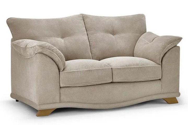 Lot 1  
            Marchington SR10 - Delivery or Collection 

                
OAK FURNITURELAND RAVELLO 2 SEATER SOFA IN AERO FAWN FABRIC - ORIGINAL RRP £1199:...