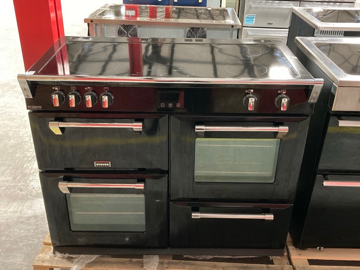 Lot 200  
            Marchington SR10 - Delivery or Collection 

                
STOVES 110CM ELECTRIC RANGE COOKER WITH INDUCTION HOB: MODEL S1100EI - ORIGINAL R...
