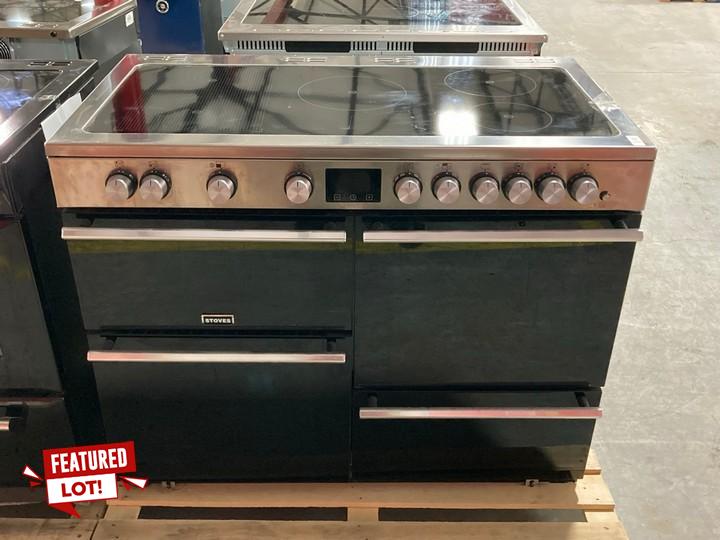 Lot 201  
            Marchington SR10 - Delivery or Collection 

                
STOVES 110CM PRECISION RANGE COOKER IN STAINLESS STEEL MODEL: D11OOEI RTY ORIGINA...