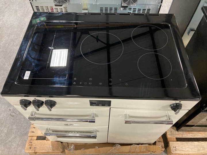 Lot 206  
            Marchington SR10 - Delivery or Collection 

                
BELLING FARMHOUSE 90CM ELECTRIC RANGE COOKER WITH INDUCTION HOB: MODEL 90EI - ORI... - Image 2
