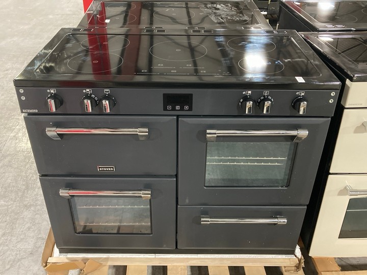 Lot 208  
            Marchington SR10 - Delivery or Collection 

                
STOVES 110CM ELECTRIC RANGE COOKER WITH INDUCTION HOB: MODEL S1100EI - ORIGINAL R...