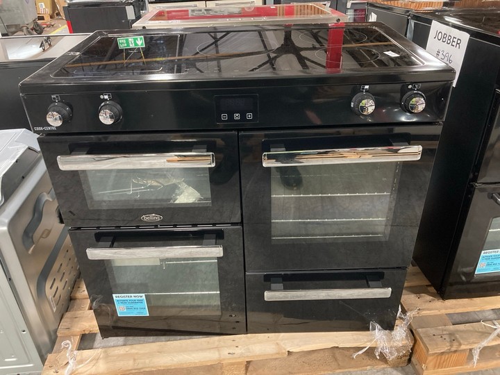Lot 214  
            Marchington SR10 - Delivery or Collection 

                
BELLING COOKCENTRE 100CM RANGE COOKER WITH INDUCTION HOB: MODEL 100EI - ORIGINAL ...