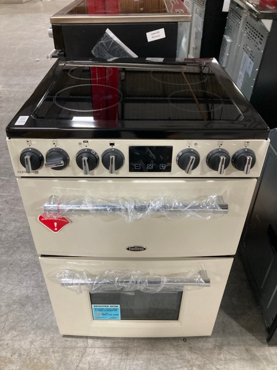 Lot 233  
            Marchington SR10 - Delivery or Collection 

                
BELLING FARMHOUSE 60CM ELECTRIC COOKER WITH CERAMIC HOB: MODEL 600GNG - ORIGINAL ...