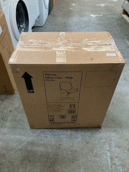 Lot 253  
            Marchington SR10 - Delivery or Collection 

                
JOHN LEWIS & PARTNERS MELROSE OFFICE CHAIR IN BEIGE - ORIGINAL RRP £249: LOCATION... - Image 3