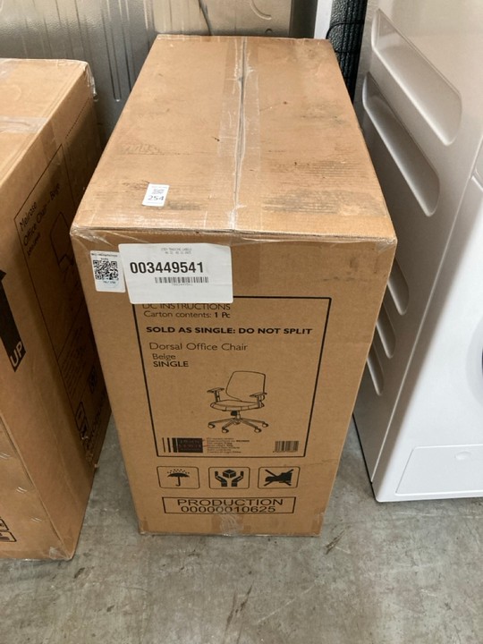 Lot 254  
            Marchington SR10 - Delivery or Collection 

                
JOHN LEWIS & PARTNERS DORSAL OFFICE CHAIR IN BLACK - ORIGINAL RRP £149: LOCATION ...