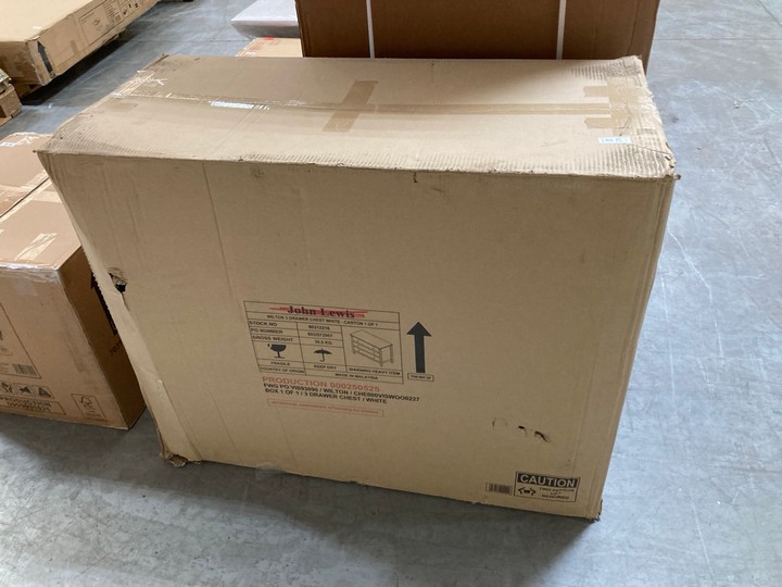 Lot 270  
            Marchington SR10 - Delivery or Collection 

                
JOHN LEWIS & PARTNERS WILTON 3 DRAWER CHEST IN WHITE - ORIGINAL RRP £279: LOCATIO... - Image 2