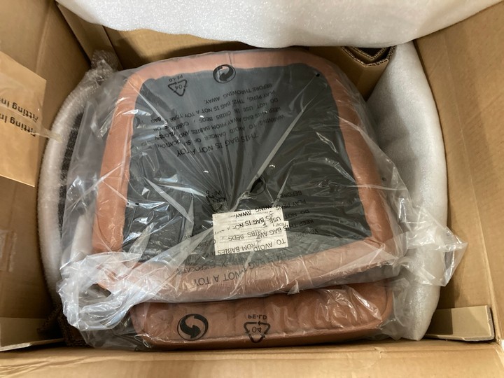 Lot 282  
            Marchington SR10 - Delivery or Collection 

                
PAIR OF JOHN LEWIS & PARTNERS BROOKS GAS LIFT BAR STOOLS IN WHISKY BROWN - ORIGIN... - Image 3