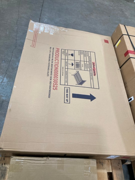 Lot 287  
            Marchington SR10 - Delivery or Collection 

                
JOHN LEWIS & PARTNERS WILTON DOUBLE BED FRAME IN WHITE - BOX 1 OF 2: LOCATION - A6 - Image 4
