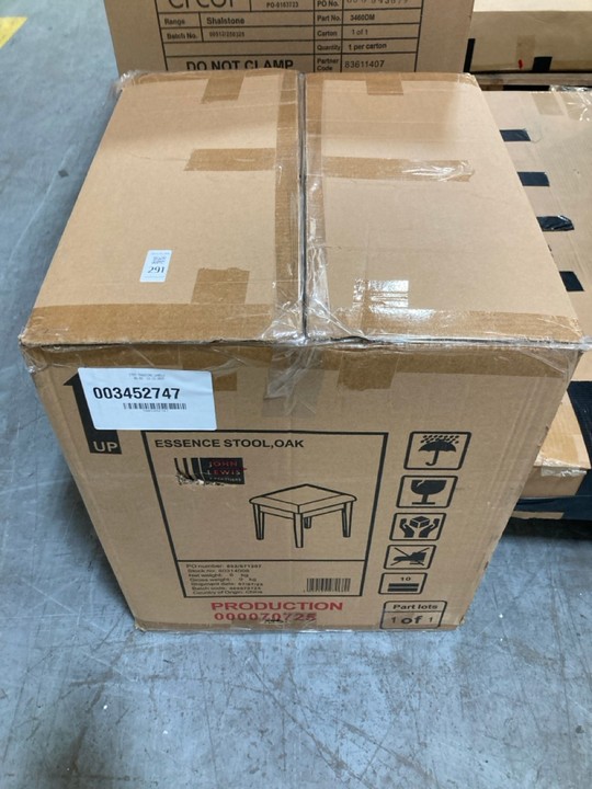 Lot 291  
            Marchington SR10 - Delivery or Collection 

                
JOHN LEWIS & PARTNERS ESSENCE STOOL IN OAK ORIGINAL RRP: £179: LOCATION - A6