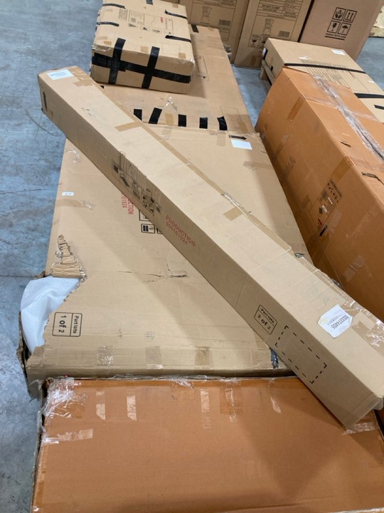 Lot 294  
            Marchington SR10 - Delivery or Collection 

                
JOHN LEWIS & PARTNERS DOUBLE SIZE PILLOW BED FRAME IN PINK ORIGINAL RRP: £699: LO...