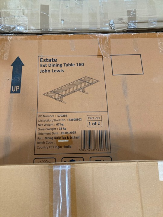 Lot 295  
            Marchington SR10 - Delivery or Collection 

                
JOHN LEWIS & PARTNERS ESTATE EXTENDING DINING TABLE 6 -10 SEATER ORIGINAL RRP: £9... - Image 3